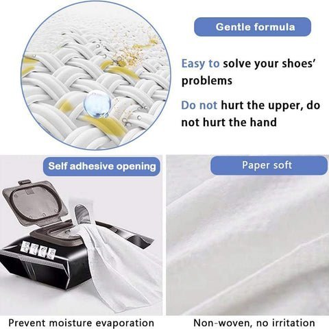 Instant Shoe Cleaning Wipes( Pack of 20 ) Buy 1 Get 1 Free
