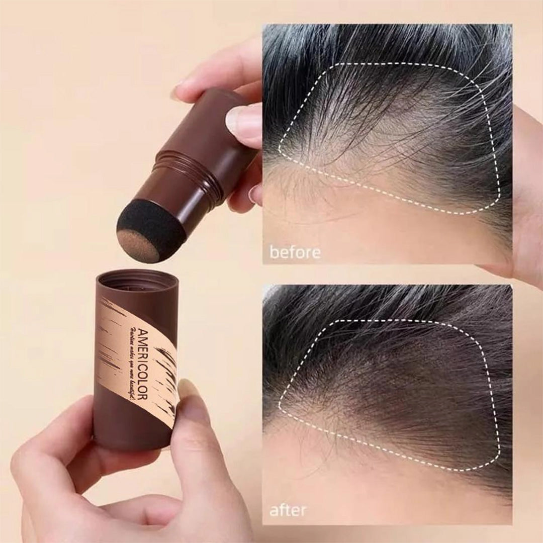 Ameriecolor 2-in-1 Hairline Shadow Stick | Instant Fuller Hairline & Brow Touch-Up ( Buy 1 Get 1 Free)