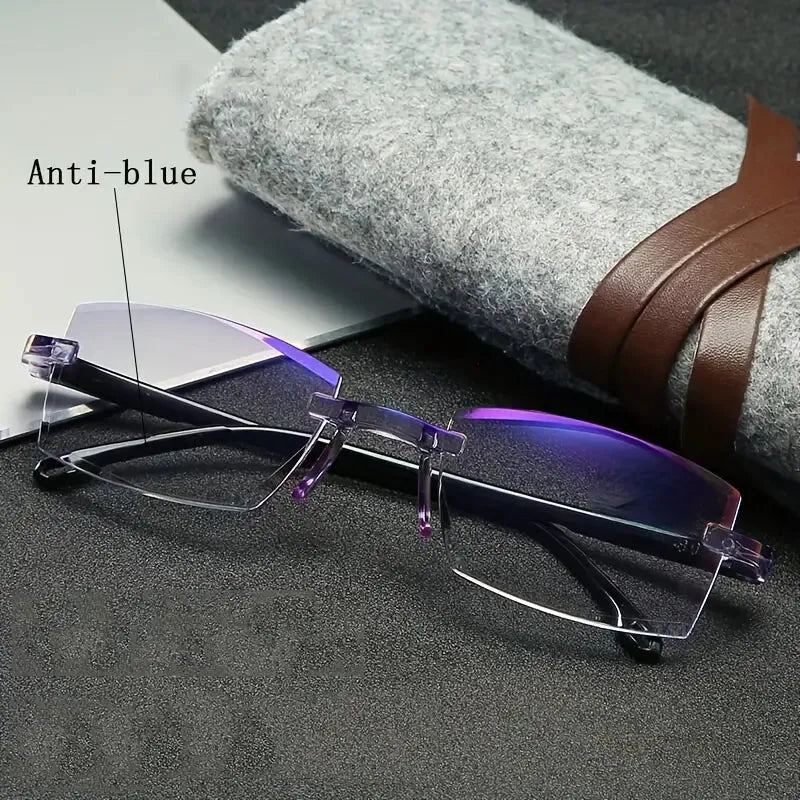 Rimless One Power Auto Focus Reading Glasses - Buy 1 Get 2 Free @ Just Rs.399/-