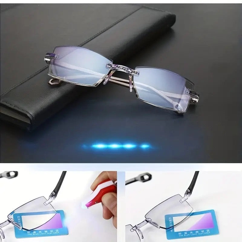 Rimless One Power Auto Focus Reading Glasses - Buy 1 Get 2 Free @ Just Rs.399/-
