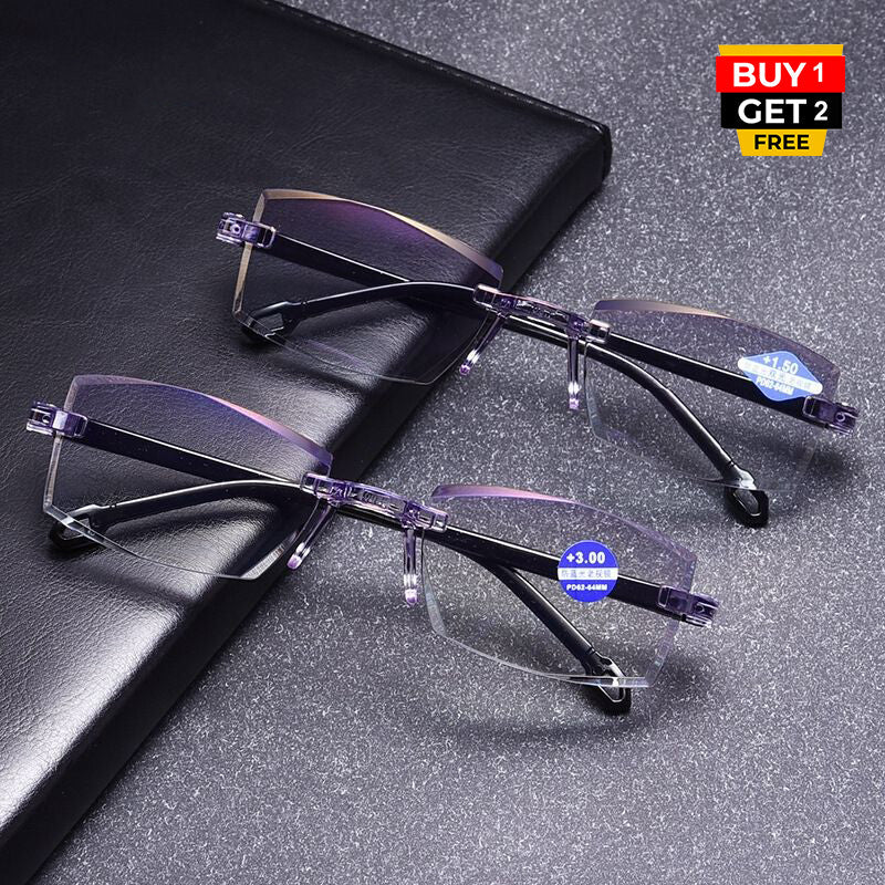 Rimless One Power Auto Focus Reading Glasses - Buy 1 Get 2 Free @ Just Rs.399/-