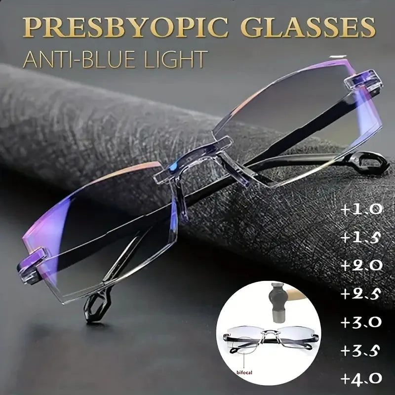 Rimless One Power Auto Focus Reading Glasses - Buy 1 Get 2 Free @ Just Rs.399/-