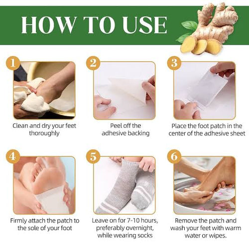 Detox Foot Patches - Buy 1 Get 4 Free ( Pack of 50)