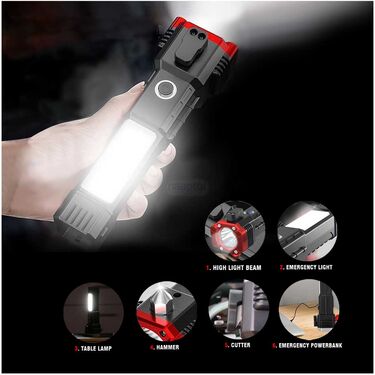 SHINE THROUGH DARKNESS – 6 in 1 Hammer torch (D14)