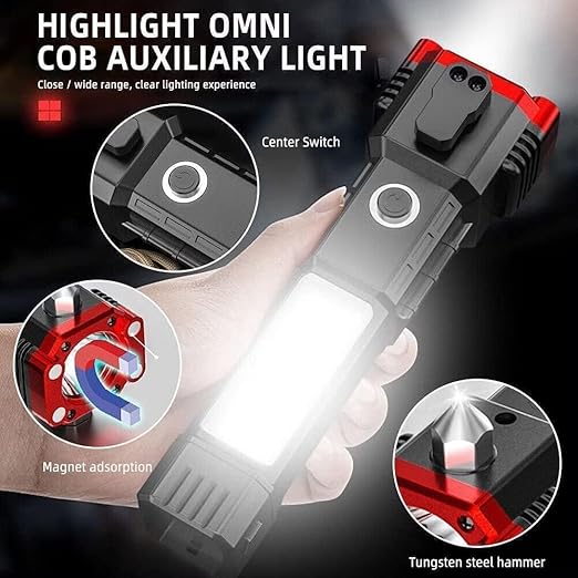 SHINE THROUGH DARKNESS – 6 in 1 Hammer torch (D14)