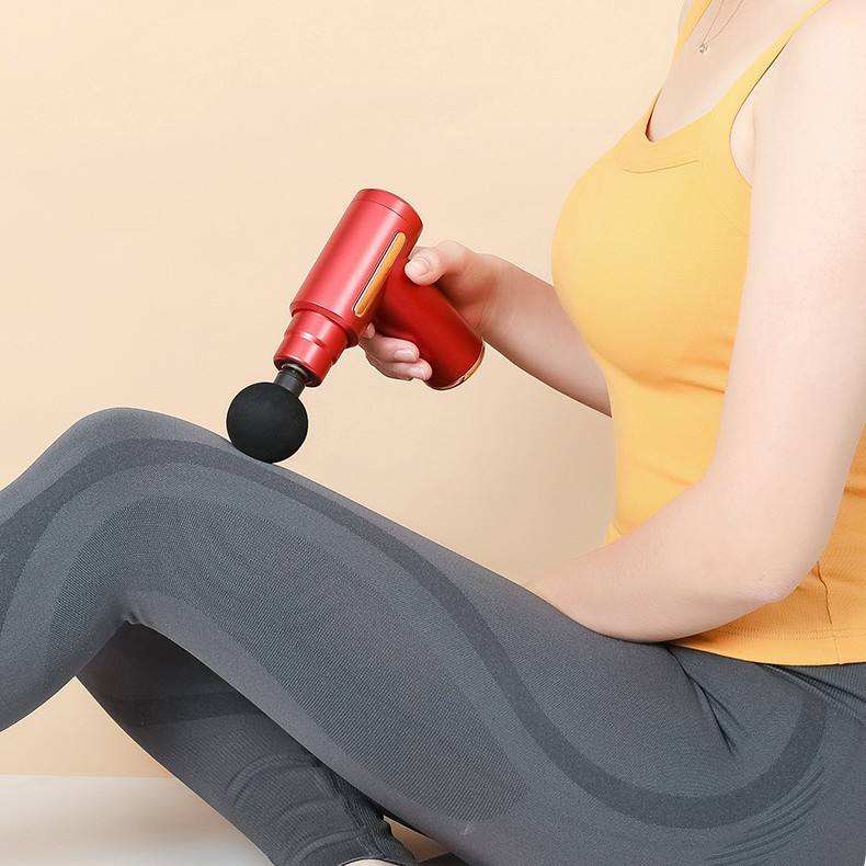 Deep Tissue Relaxation Gun Massager for Pain Relief | 4 Massage Heads