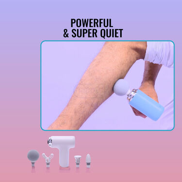 Deep Tissue Relaxation Gun Massager for Pain Relief | 4 Massage Heads